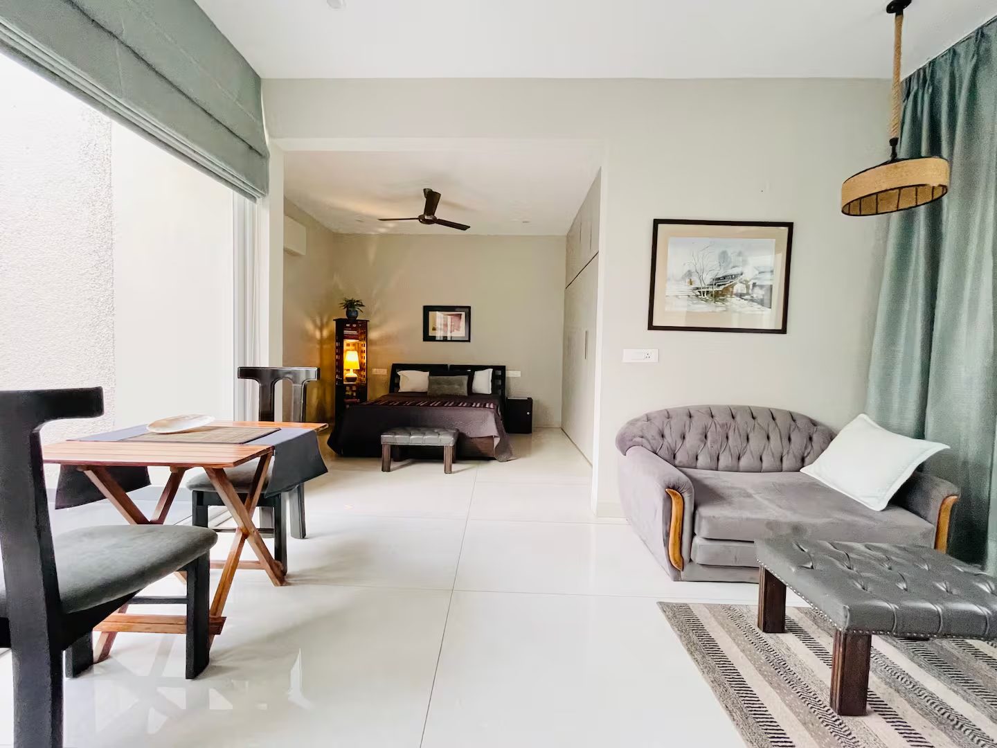Living Room with Dining Area